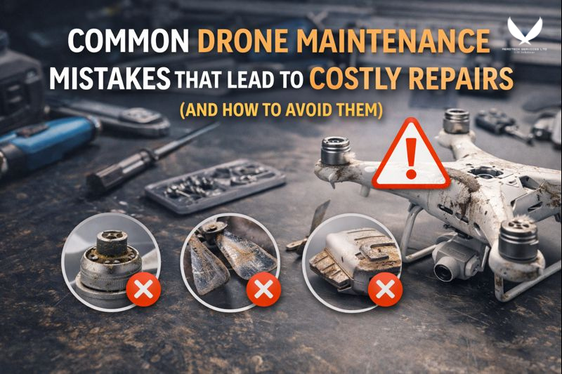 COMMON DRONE MAINTENANCE MISTAKES THAT LEAD TO COSTLY REPAIRS (AND HOW TO AVOID THEM)