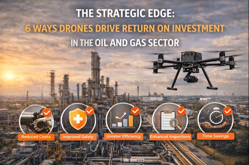 Drone ROI in oil and gas: 6 Ways Drones Drive Return on Investment in the Oil and Gas Sector