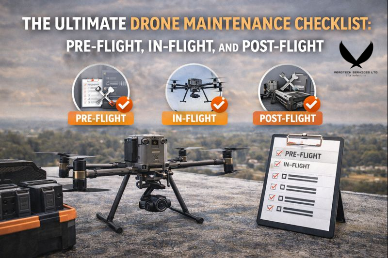 The Ultimate Drone Maintenance Checklist: Pre-Flight, In-Flight, and Post-Flight