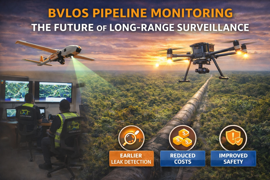 BVLOS Pipeline Monitoring: The Future of Long-Range Surveillance