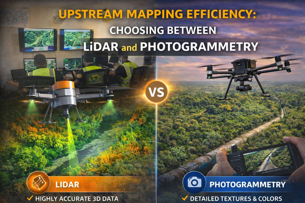 Upstream Mapping Efficiency: Choosing Between LiDAR and Photogrammetry