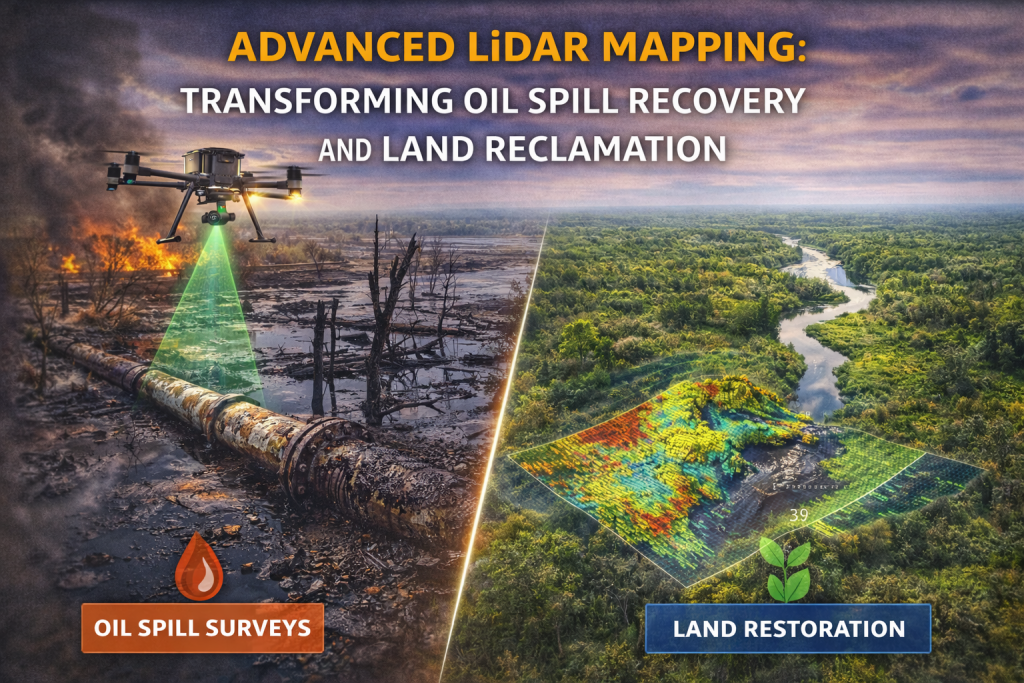 Advanced LiDAR Mapping Transforming Oil Spill Recovery and Land Reclamation